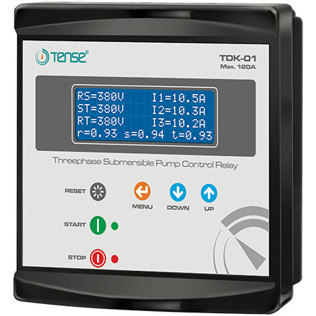Relé de control para bomba - TDK-01 - Tense Electronic - de subtensión / de sobretensión / de sobreintensidad