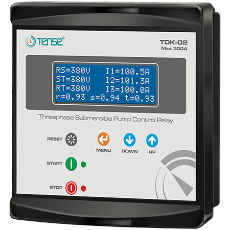 Relé de control para bomba - TDK-02 - Tense Electronic - de subtensión / de sobretensión / de sobreintensidad