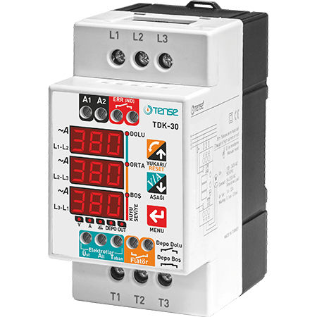 Relé de control para bomba - TDK-30 - Tense Electronic - de subtensión / de sobretensión / de sobreintensidad
