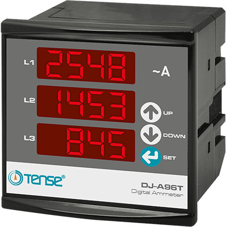 Amperímetro digital - DJ-A96T - Tense Electronic - AC / trifásico / montado en panel