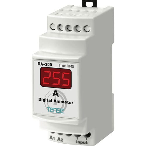 Amperímetro AC - DA-300 - Tense Electronic - digital / en riel DIN / para aplicaciones industriales