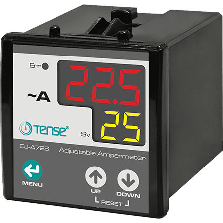 Amperímetro reglable - DJ-A72S - Tense Electronic - AC / digital / montado en panel
