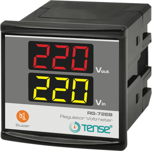 Voltímetro digital - RG-72EB - Tense Electronic - montado en panel / AC / con regulador