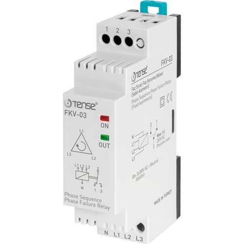 Relé de protección de ausencia de fases - FKV-03 - Tense Electronic - trifásico / AC / para motor eléctrico