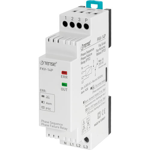 Relé de protección térmico - FKV-14P - Tense Electronic - de fases / trifásico / AC