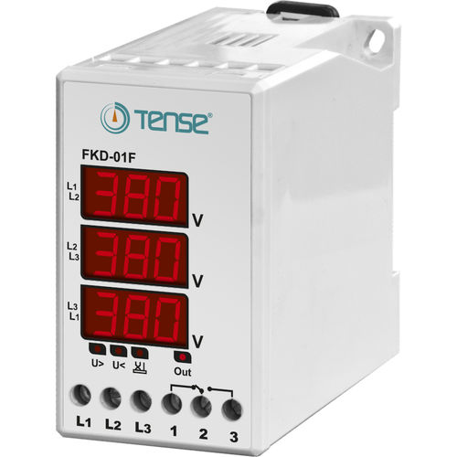 Relé de protección digital - FKD-01F - Tense Electronic - de sobretensión / de subtensión / de fases