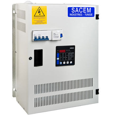 Batería de condensadores automática - Sacem Industries - de factor de potencia / de pared