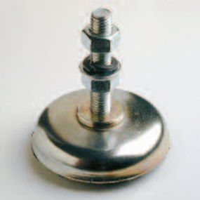 Pie de máquina - 410003 series - TECNODIN - de acero zincado / antivibración / roscado