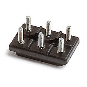 Bloque de conexión enchufable - 110093 A series - TECNODIN - con espárrago / de material plástico / 6 polos