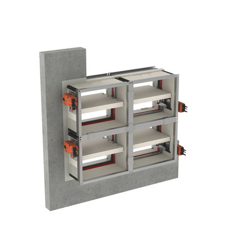 Compuerta cortafuegos rectangular - CU2/B - Rf-t