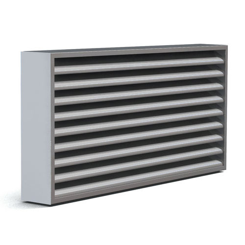 Rejilla de ventilación de metal - GZ60  - Rf-t - resistente al fuego / rectangular