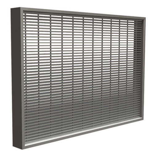 Rejilla de ventilación de metal - GE60-XL - Rf-t - resistente al fuego / rectangular