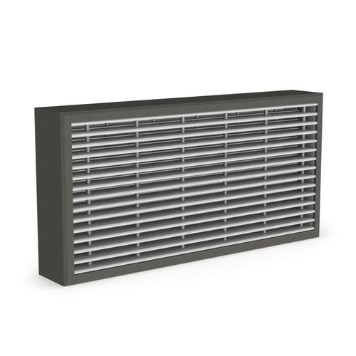 Rejilla de ventilación de metal - GE120  - Rf-t - resistente al fuego / rectangular