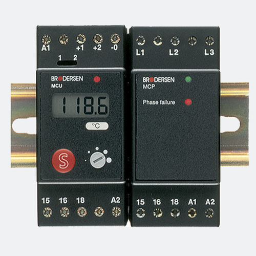 Relé de vigilancia de sobretensión - MCP-10 - Brodersen Controls - de fases / de ausencia de fases / de desequilibrio de fases