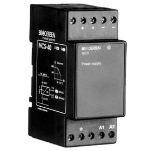 Alimentación eléctrica en riel DIN - MCS series - Brodersen Controls - AC/DC / regulada / conmutada