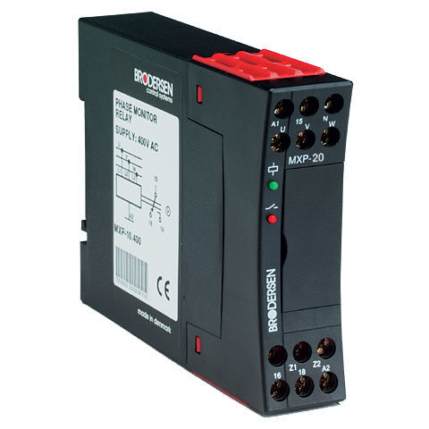 Relé de vigilancia de tensión - MXP-20 - Brodersen Controls - de fases / de potencia / AC