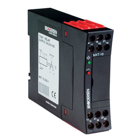 Relé de vigilancia de temperatura - MXT-10 - Brodersen Controls - 1NA / AC / DC