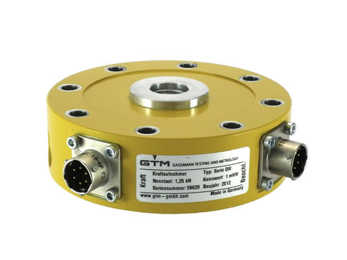 Transductor de fuerza de tracción compresión - DR series  - GTM Gassmann Testing Metrology GmbH - de galga extensométrica / con acelerómetros integrados