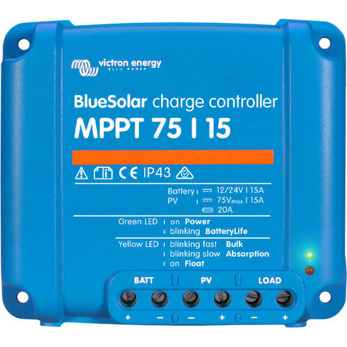 Controlador de carga para batería - BlueSolar - Victron Energy - de vigilancia / para aplicaciones solares / para aplicaciones fotovoltaicas