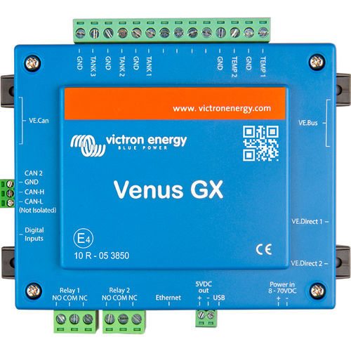 Módulo de vigilancia para paneles - Venus GX - Victron Energy - Modbus / Ethernet / USB