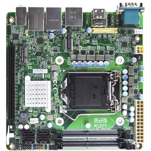 Placa madre mini-ITX -  MI92V - Jetway Information Co., Ltd. - Intel® Celeron® / Intel® Pentium / Intel® Core i3