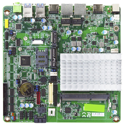 Placa madre mini-ITX - MI12-00C - Jetway Information Co., Ltd. - Intel® Celeron® J3455 / Intel® Apollo Lake / Intel®