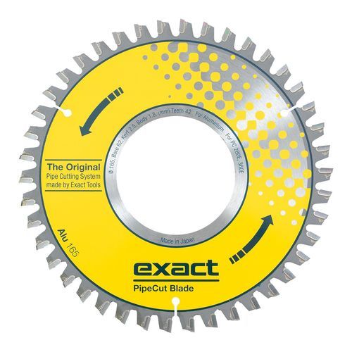 Hoja de sierra circular - ALU 165 - Exact Tools Oy - de carburo de tungsteno / para aluminio / con dentado grueso