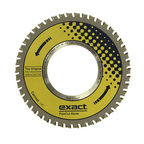 Hoja de sierra circular - Cermet 140 - Exact Tools Oy - de cermet / para acero / para metal