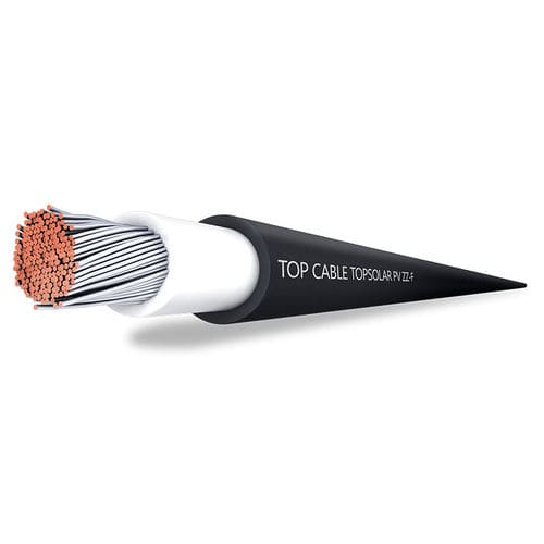 Cable eléctrico para aplicaciones solares - TOPSOLAR PV ZZ-F DUAL - Top Cable - de alimentación / a prueba de llamas / multifilar
