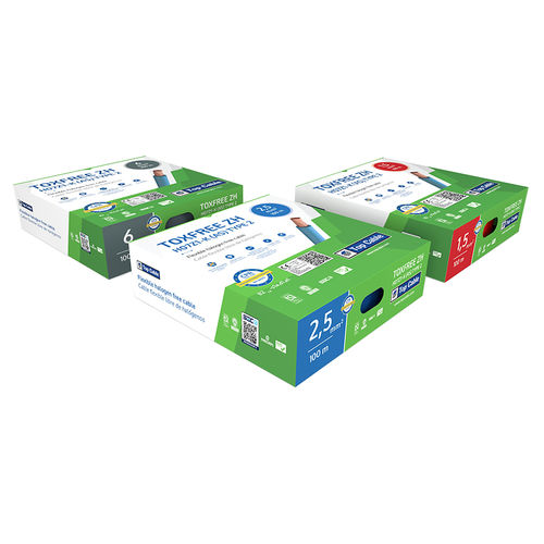 Cable eléctrico de alimentación - TOXFREE ZH ES05Z1-K & H07Z1-K (AS)  - Top Cable - antipropagación de llamas / de alta resistencia química / para la distribución