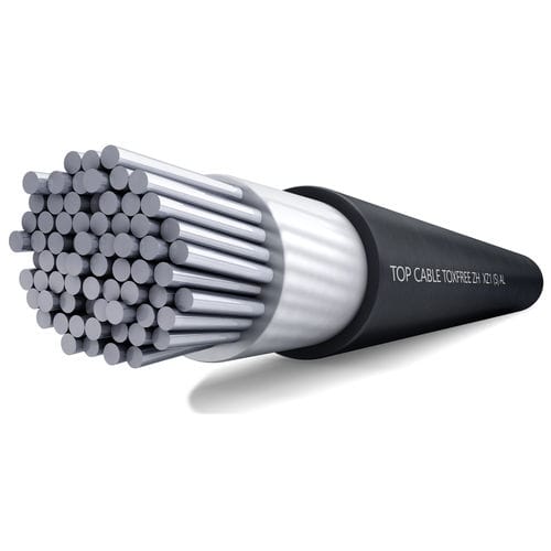 Cable eléctrico de alimentación - TOXFREE ZH XZ1 (S) AL - Top Cable - aislado / antipropagación de llamas / de aluminio