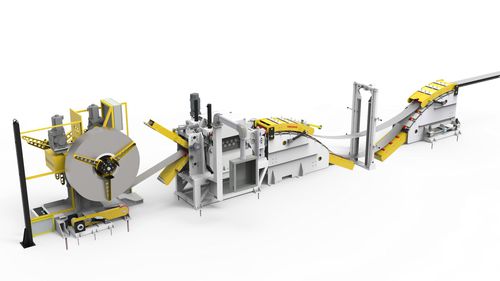 Línea de prensas de formado - Elma machine - de corte / para aluminio