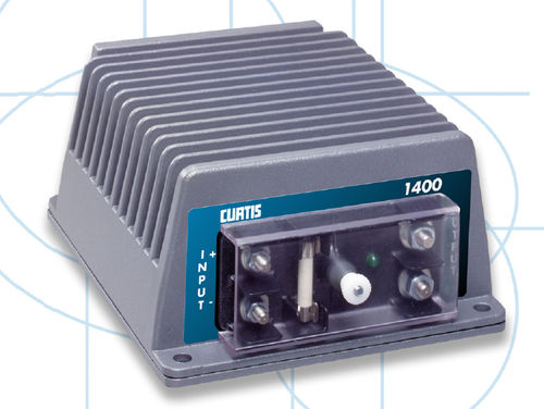 Convertidor DC/DC reductor - 1400 series - Curtis Instruments - aislado / encapsulado