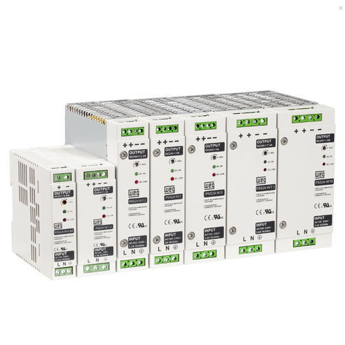 Alimentación eléctrica en riel DIN - PSS24W - WEG - AC/DC / conmutada / monofásica