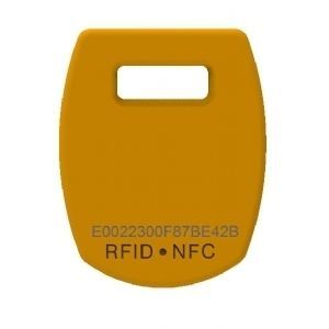 Etiqueta RFID - 13234 - YOKE INDUSTRIAL CORP - estanca / de poliamida / amarilla