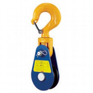 Pasteca de rueda libre - 8-502 series - YOKE INDUSTRIAL CORP - para cable de acero / con gancho