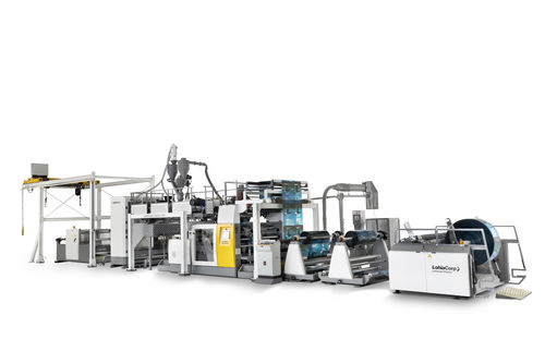 Línea de extrusión de recubrimiento - lamicoat series - Lohia Corp Limited - para PP / para HDPE / para LDPE