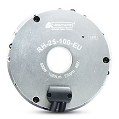 Motorreductor de tipo oblea - RH-25-EU series - A2V Mécatronique - brushless / coaxial / con eje hueco