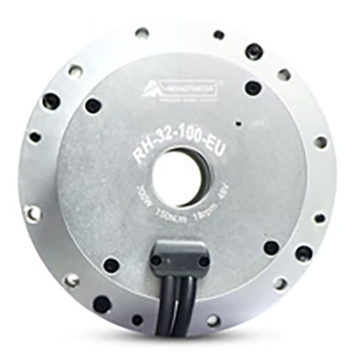 Motorreductor de tipo oblea - RH-32-EU series - A2V Mécatronique - brushless / coaxial / con eje hueco
