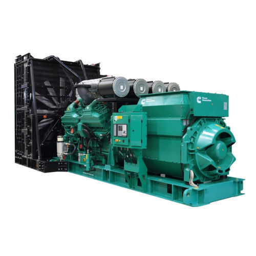 Grupo electrógeno de gas natural - QSK60 series - CUMMINS GENERATOR TECHNOLOGIES - trifásico / estacionario / 50 Hz
