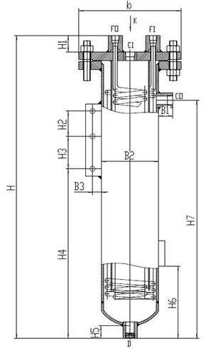 Intercambiador de calor tubular -  CYTBZ-HRQ1 - Chengdu Yitong Seal Co., Ltd. - líquido-líquido