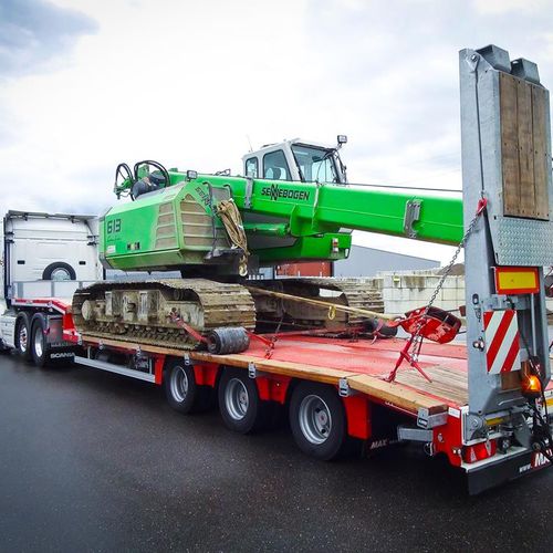 Semirremolque plataforma - Faymonville Distribution S.A. - góndola de cama rebajada / para equipamiento industrial / para máquinas
