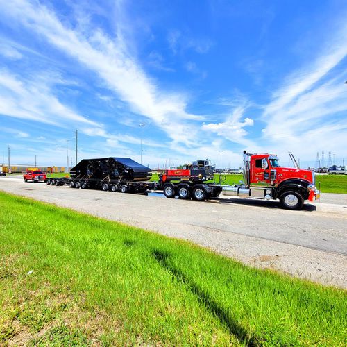 Semirremolque plataforma - HighwayMAX - Faymonville Distribution S.A. - góndola de cama rebajada / de cuello de cisne / para equipamiento industrial