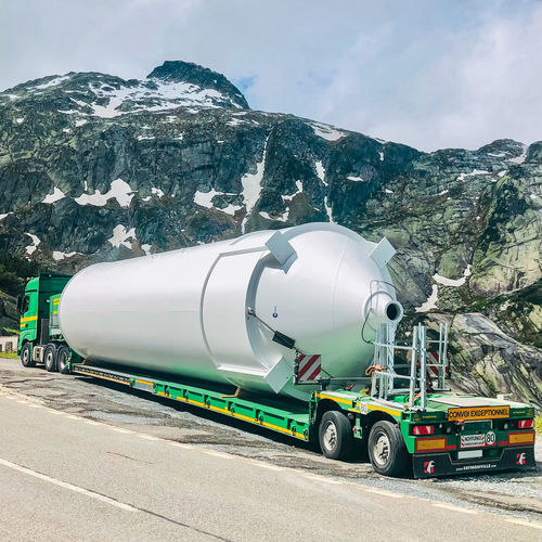 Semirremolque góndola de cama rebajada - MegaMAX - Faymonville Distribution S.A. - para equipamiento industrial / para mercancía / para obras
