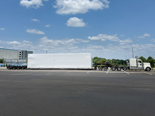 Remolque plataforma - MAX510 LD140 - Faymonville Distribution S.A. - de cuello de cisne / góndola de cama rebajada / para equipamiento industrial