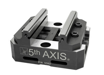 Mordaza para máquina herramienta - V562 - 5th Axis Inc. - vertical / para mecanizado de 5 ejes