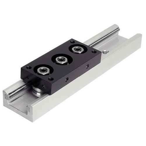 Guía lineal con ruedecillas - B2-GGLME-N - Michaud Chailly - de acero / de aluminio / compacta