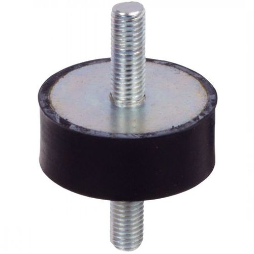 Soporte antivibratorio cilíndrico - F5-10 - Michaud Chailly - de elastómero / roscado / con reducción de ruido