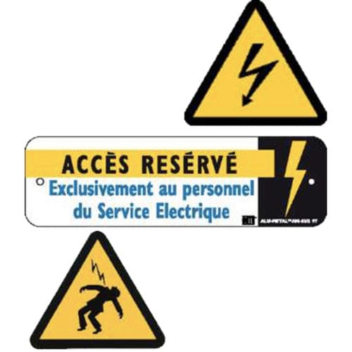 Panel de señalización de riesgo eléctrico - AM-41 - CATU