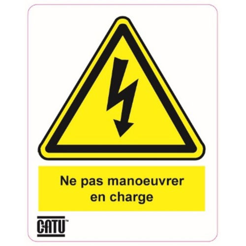 Placa de señalización autoadhesiva - AT-7012 - CATU - de seguridad / indicadora